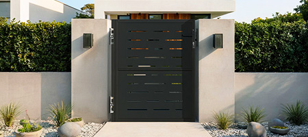 Tērauda dārza vārti